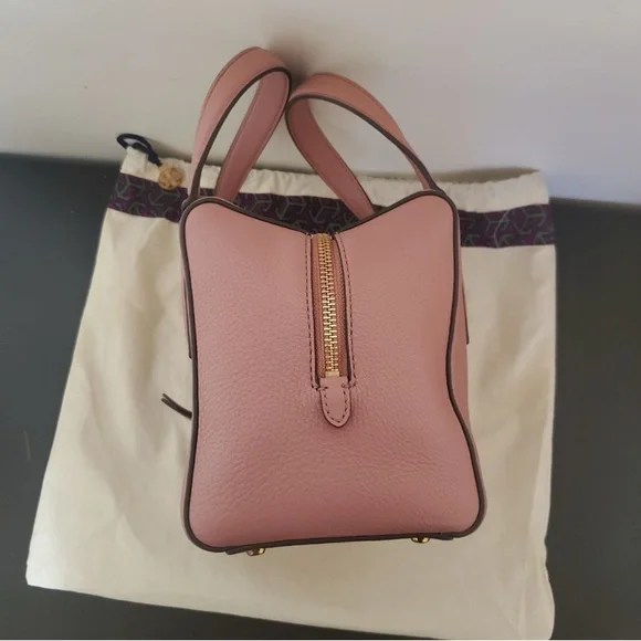 Tory Burch Kira Pebbled Small Satchel - Picture 4 of 11